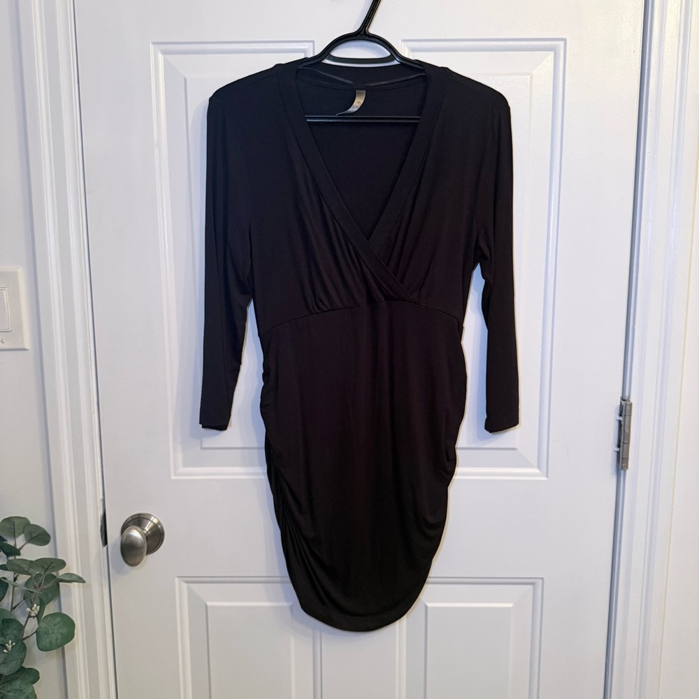 Thyme Maternity Black Long Sleeve Top